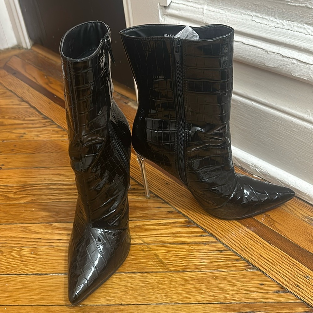 Black Fashion Nova Boots
